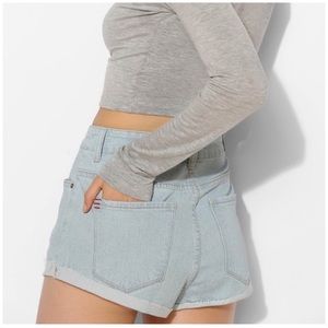 NWOT BDG Super High Rise Foxy Shorts Sz 27